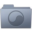 Universal Folder Graphite Icon 128x128 png